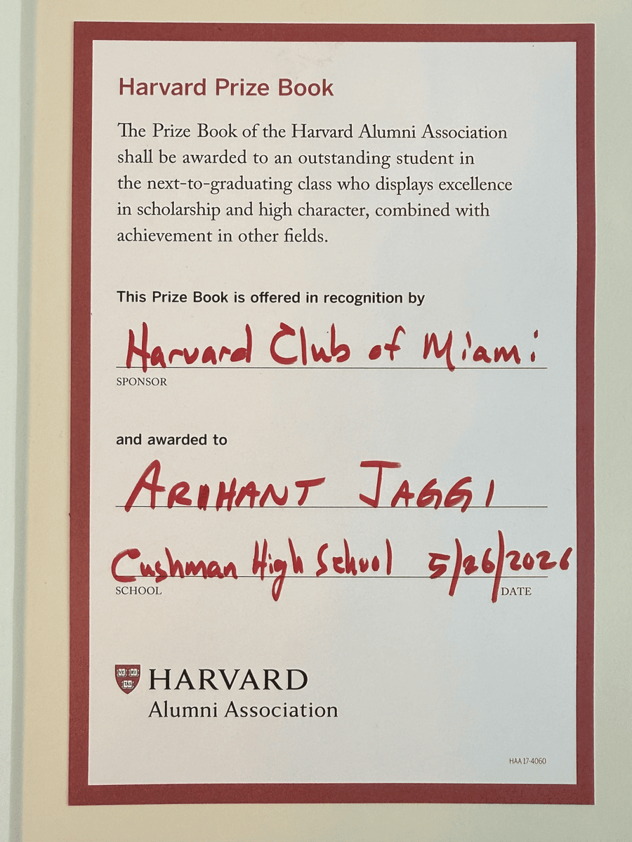 Harvard Prize Book
