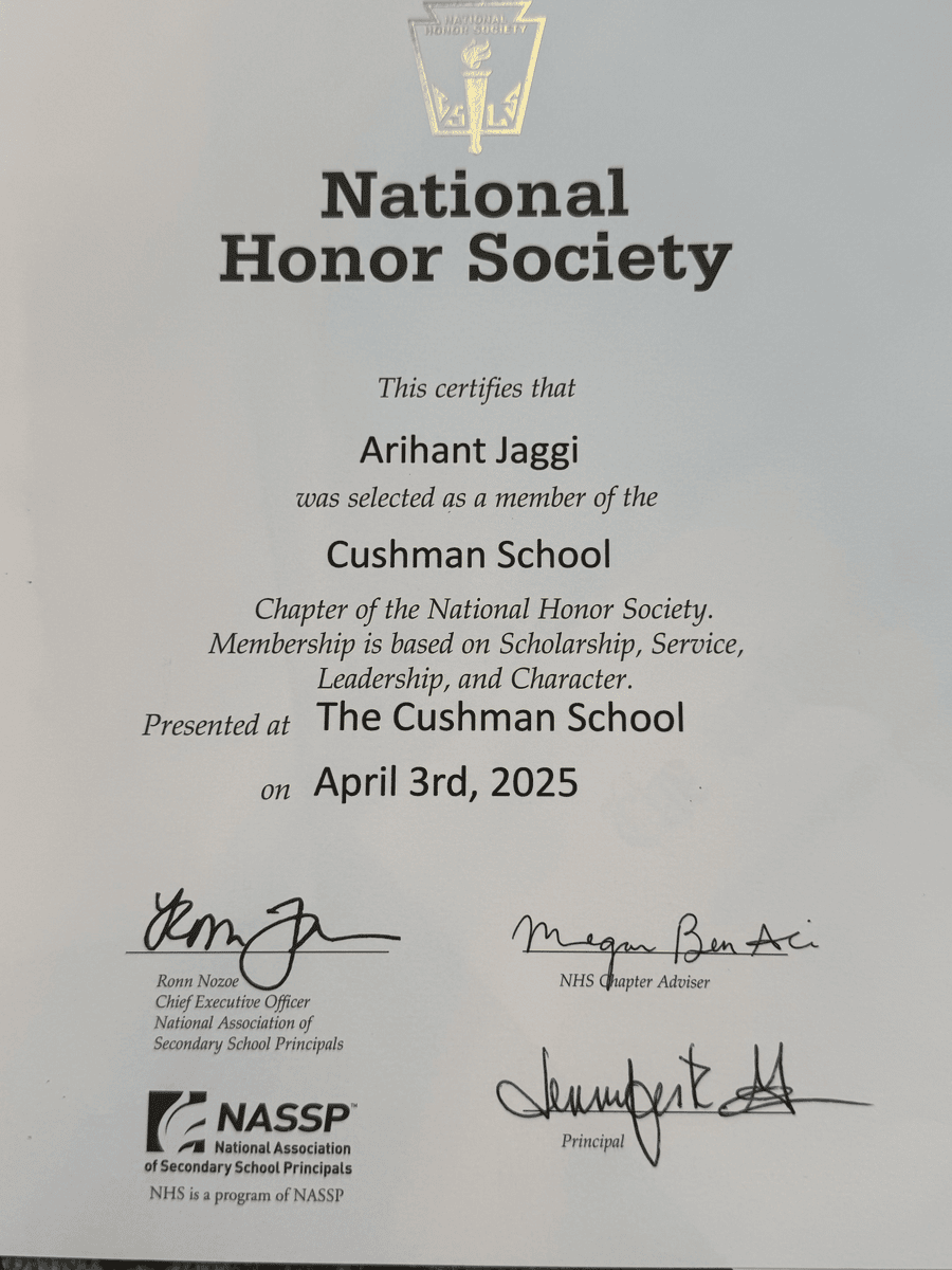 National Honor Society