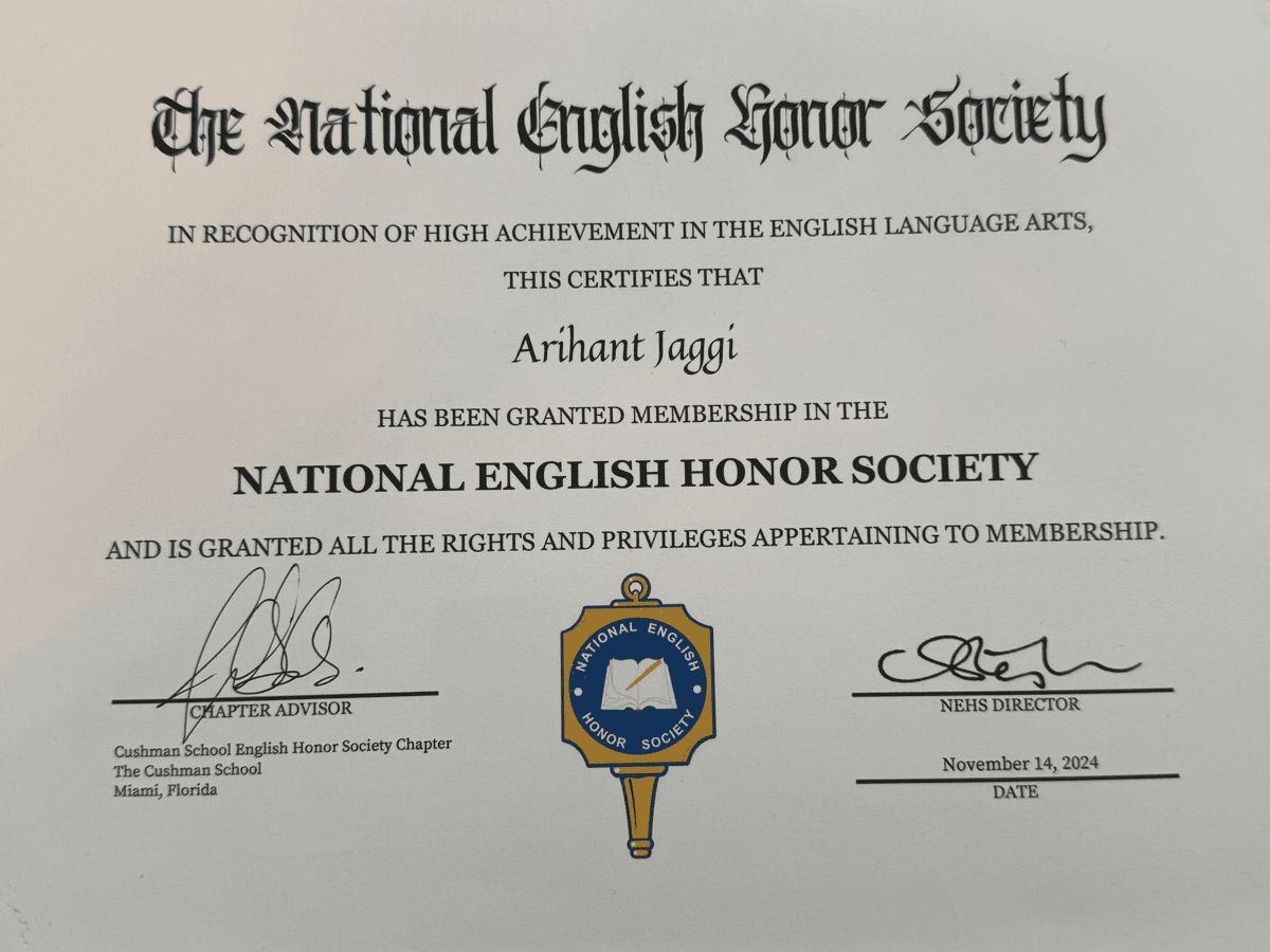 National English Honor Society